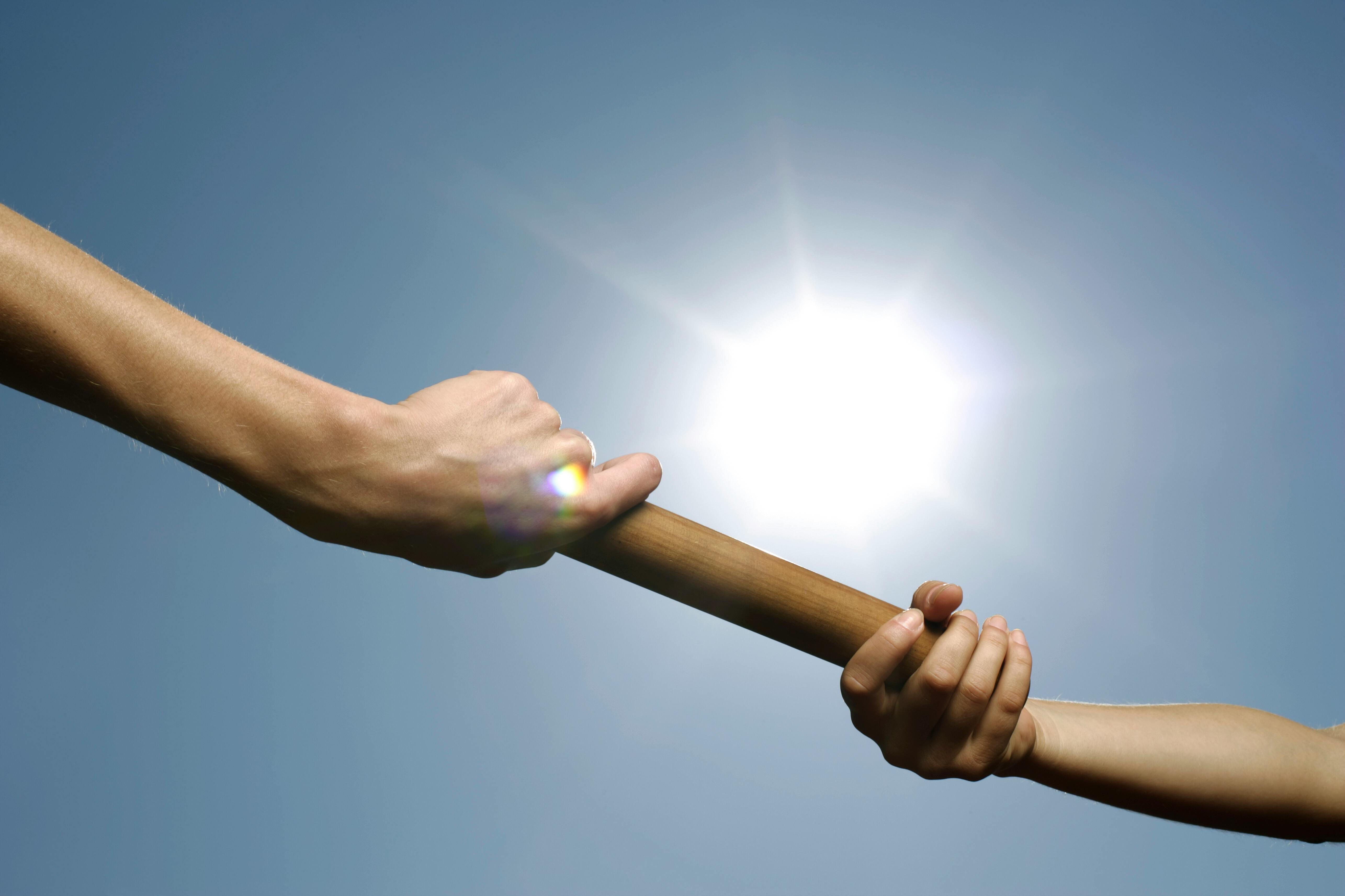 Define the handoff and people step up. Photo: Pexels